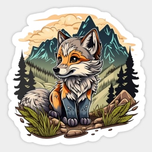 what does the fox actually say | Just a boy who loves foxes Sticker